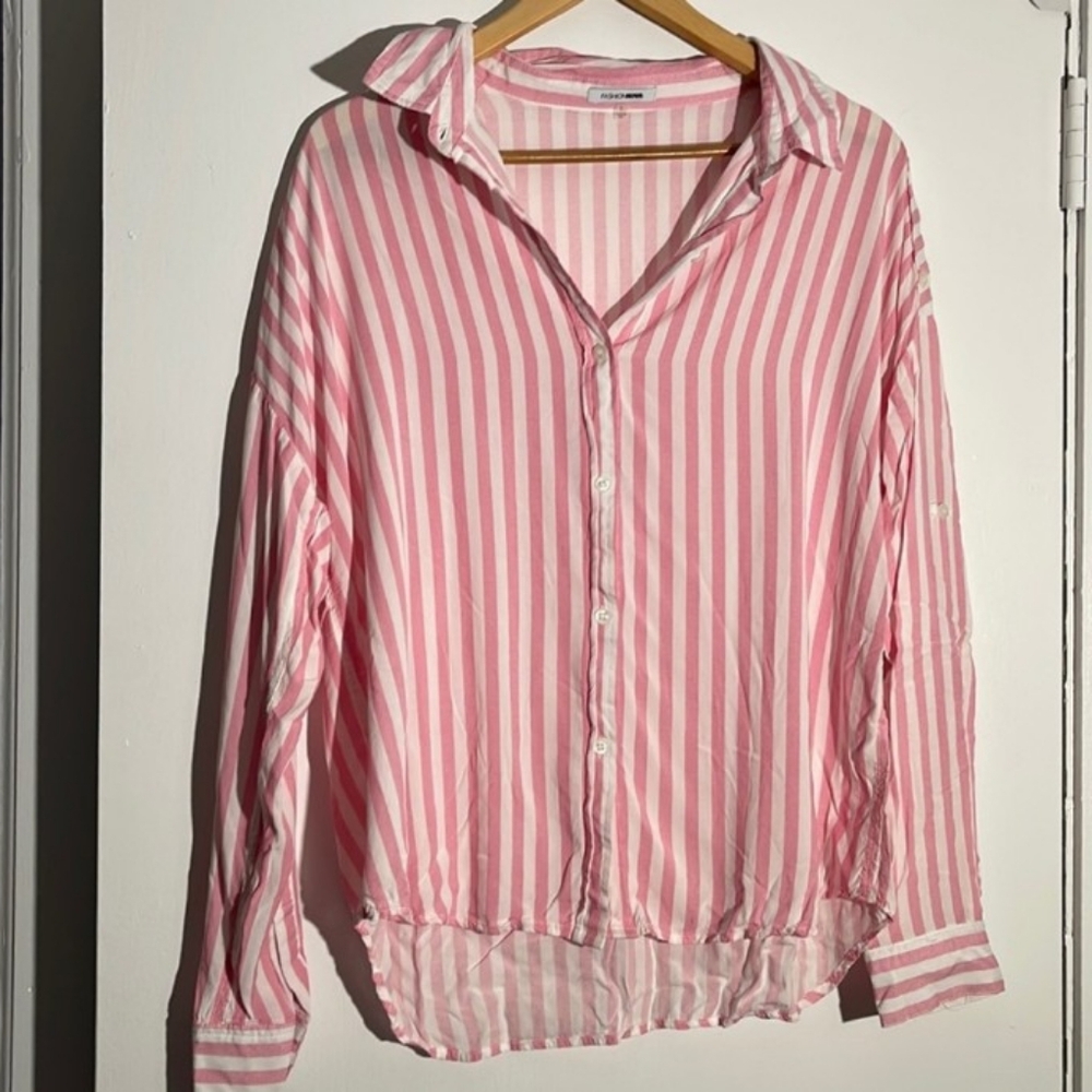 Stripped button up. - Picture 2 of 3